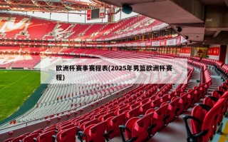 欧洲杯赛事赛程表(2025年男篮欧洲杯赛程)