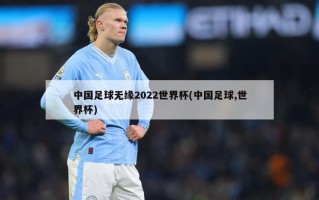 中国足球无缘2022世界杯(中国足球,世界杯)