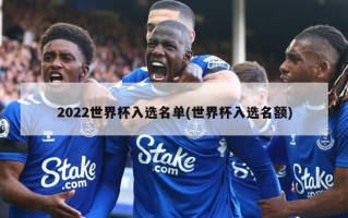 2022世界杯入选名单(世界杯入选名额)