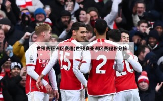 世预赛亚洲区赛程(世预赛亚洲区赛程积分榜)