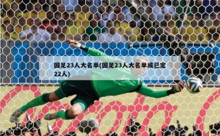 国足23人大名单(国足23人大名单或已定22人)