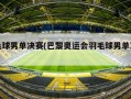 羽毛球男单决赛(巴黎奥运会羽毛球男单决赛)