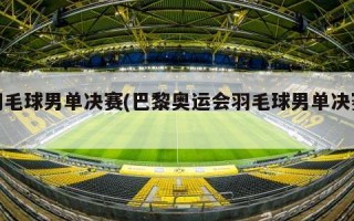 羽毛球男单决赛(巴黎奥运会羽毛球男单决赛)