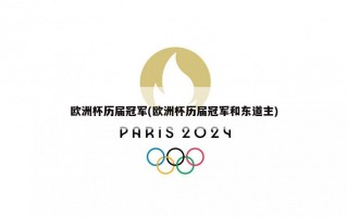 欧洲杯历届冠军(欧洲杯历届冠军和东道主)