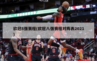 欧冠8强赛程(欧冠八强赛程对阵表2021)