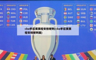 cba季后赛赛程安排规则(cba季后赛赛程安排规则图)