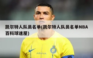 凯尔特人队员名单(凯尔特人队员名单NBA百科球迷屋)