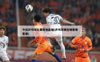 今日乒乓球比赛现场直播(乒乓球赛在哪里看直播)