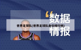 世界足球队(世界足球队身价排行榜)