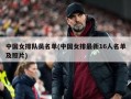 中国女排队员名单(中国女排最新16人名单及照片)