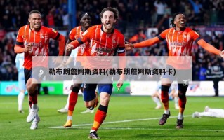 勒布朗詹姆斯资料(勒布朗詹姆斯资料卡)