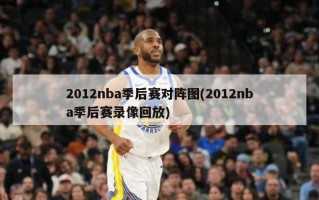 2012nba季后赛对阵图(2012nba季后赛录像回放)