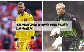 世界杯欧洲区预选赛积分榜(欧洲国家联赛和欧洲杯的区别)