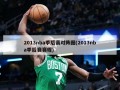 2013nba季后赛对阵图(2013nba季后赛赛程)