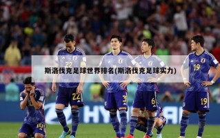 斯洛伐克足球世界排名(斯洛伐克足球实力)