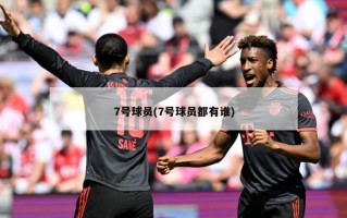 7号球员(7号球员都有谁)