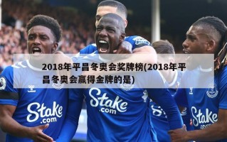 2018年平昌冬奥会奖牌榜(2018年平昌冬奥会赢得金牌的是)