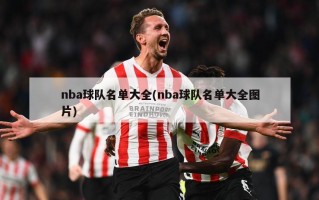 nba球队名单大全(nba球队名单大全图片)