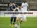 2022世界杯直播在线观看(世界杯直播网)