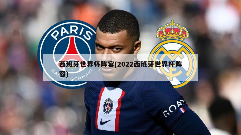 西班牙世界杯阵容(2022西班牙世界杯阵容)-第1张图片-海莱特体育