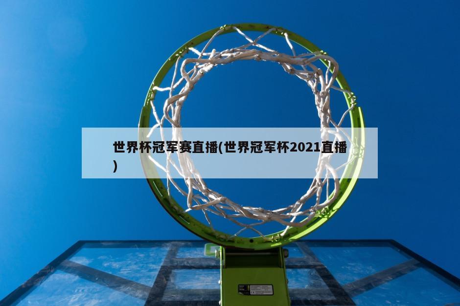 世界杯冠军赛直播(世界冠军杯2021直播)-第1张图片-海莱特体育