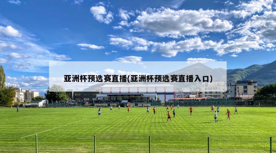 亚洲杯预选赛直播(亚洲杯预选赛直播入口)-第1张图片-海莱特体育