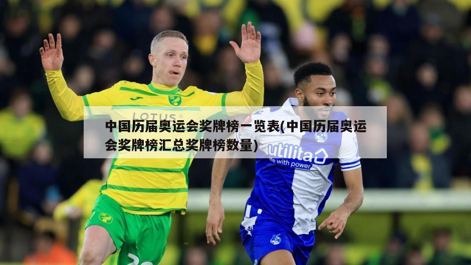 中国历届奥运会奖牌榜一览表(中国历届奥运会奖牌榜汇总奖牌榜数量)-第1张图片-海莱特体育