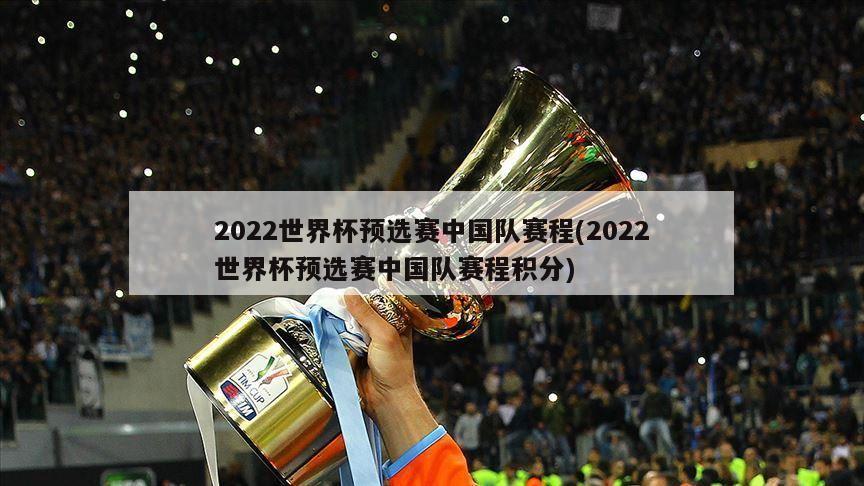 2022世界杯预选赛中国队赛程(2022世界杯预选赛中国队赛程积分)-第1张图片-海莱特体育
