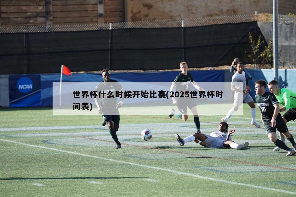 世界杯什么时候开始比赛(2025世界杯时间表)-第1张图片-海莱特体育