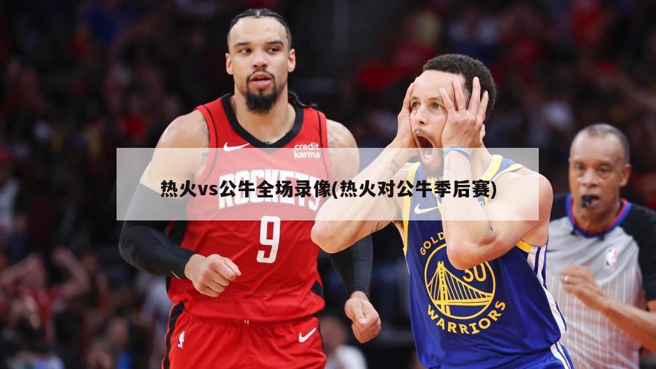 热火vs公牛全场录像(热火对公牛季后赛)-第1张图片-海莱特体育